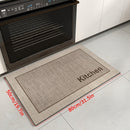 Tapete Para Cozinha Antiderrapante Couro Sintético Kitchen