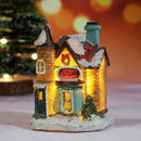 Casa de Luz de Resina de Natal Outlet
