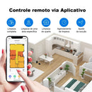 Robô Aspirador G7 - Aspira Passa Pano e Controle via Aplicativo