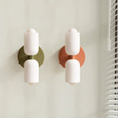 Arandela de Parede Dupla Minimalista Crema