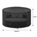 Capa Impermeável para Sofá Redondo (Tipo Chaise/Daybed)