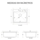 Cuba Gourmet Inox Premium com Escorredor Extensível 60x45