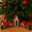 Decoração de Natal Vila de Casas 5 Peças