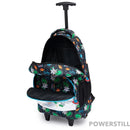 Kit Mochila Dino Rodinhas Lancheira e Estojo Escolar