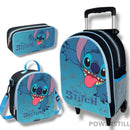 Kit Mochila Lilo & Stitch Feminina Lancheira Térmica e Estojo