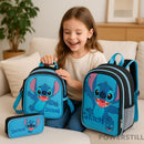 Kit Mochila Lilo & Stitch Feminina Lancheira Térmica e Estojo