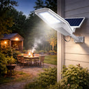 Luminária Solar LED 1200W Placa Externa com Controle Remoto