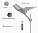 Luminária Solar LED 1200W Placa Externa com Controle Remoto
