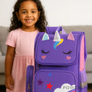 Mochila Unicórnio Escolar Grande Conforto e Magia