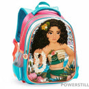 Mochila Princesas Sua Filha Brilhando na Sala
