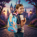 Mochila Princesas Sua Filha Brilhando na Sala