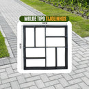 Molde de Piso para Jardins e Calçadas FlexDecor