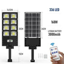 Refletor Solar LED Sensor Movimento 12h Autonomia
