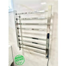 Toalheiro Elétrico Térmico Inox 304 Polido Timer Digital 2 Toalhas