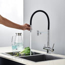 Torneira de Cozinha com Filtro Duplo Comando Extensível London
