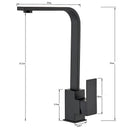 Torneira para Cozinha Quadrada 360° Monocomando Box