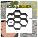 Molde de Piso para Jardins e Calçadas FlexDecor