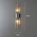 Arandela de Parede Spartan Metal e Vidro Outlet