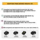 Tesoura de Poda Elétrica 18V | Corte 25mm Aço Tungstênio